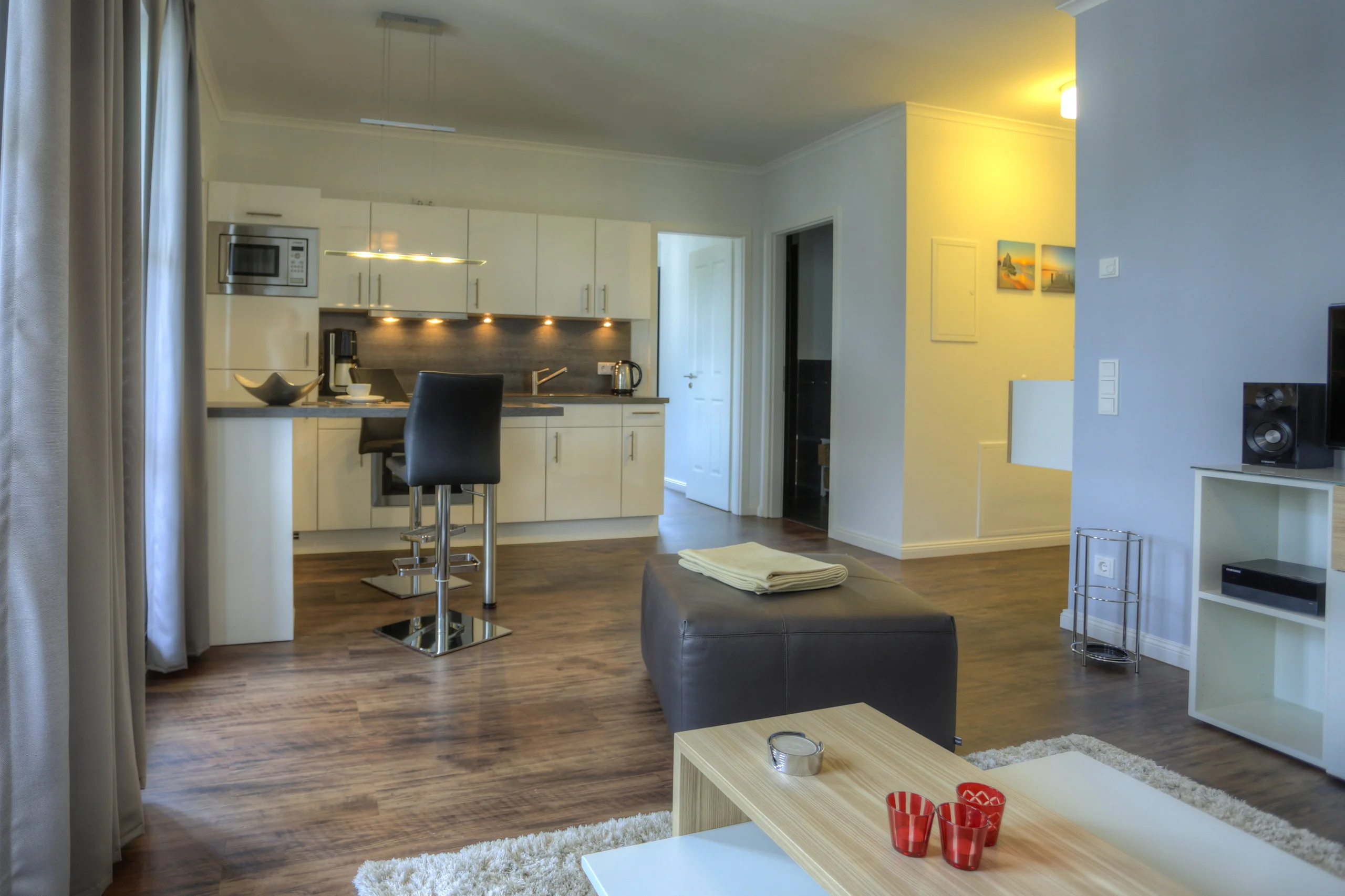Wohnzimmer - Ferienwohnung 6 - Villa Namenlos