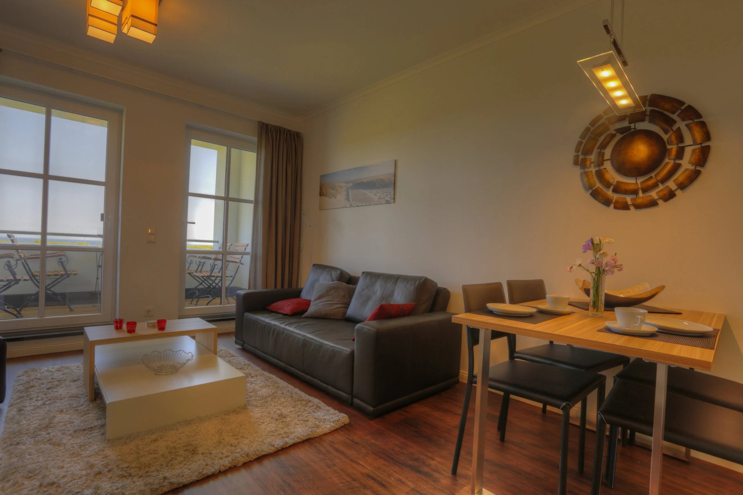 Wohnzimmer - Ferienwohnung 7 - Villa Namenlos