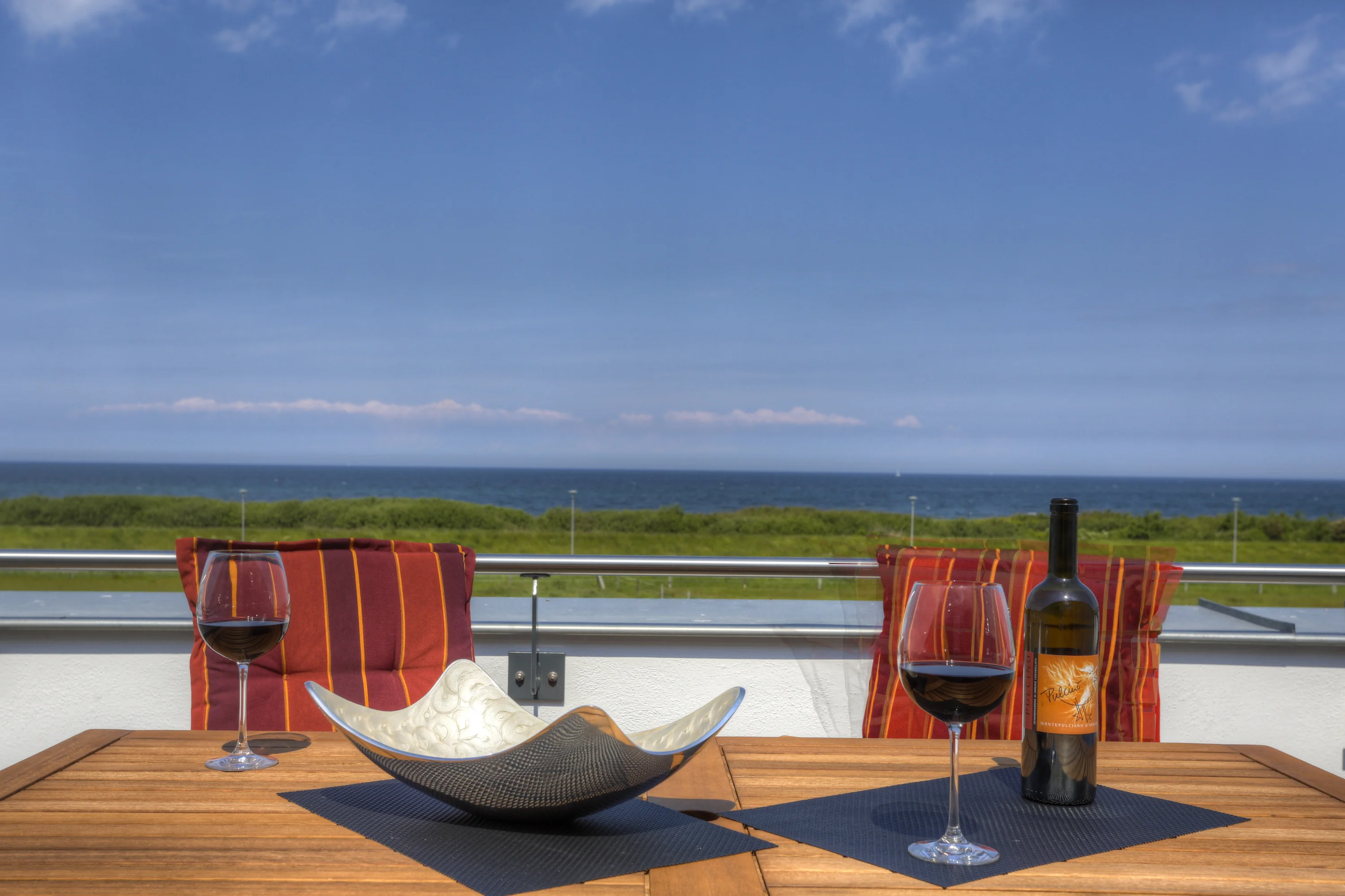 Dachterrasse - Ferienwohnung 9 - Villa Namenlos