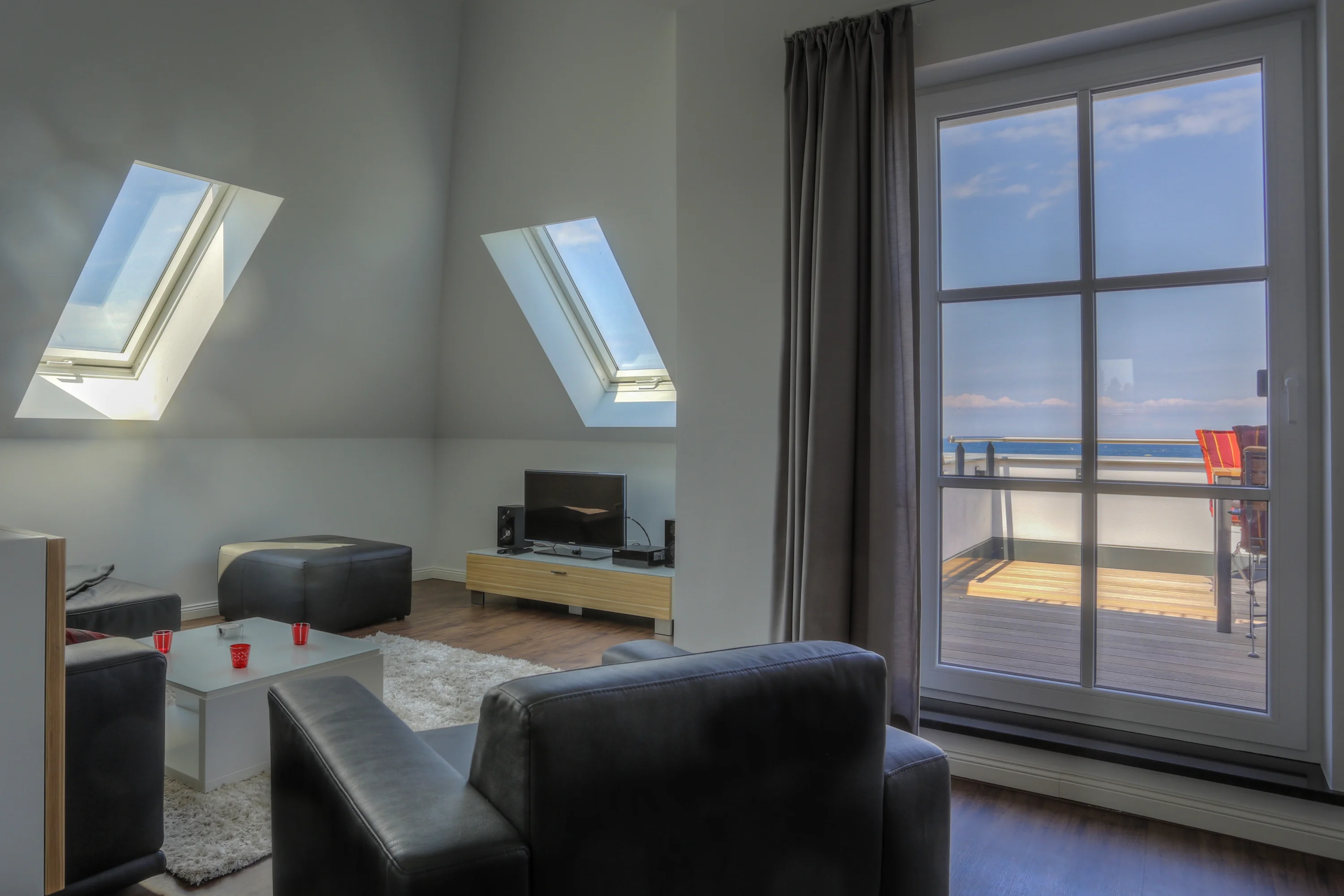 Wohnzimmer - Ferienwohnung 9 - Villa Namenlos