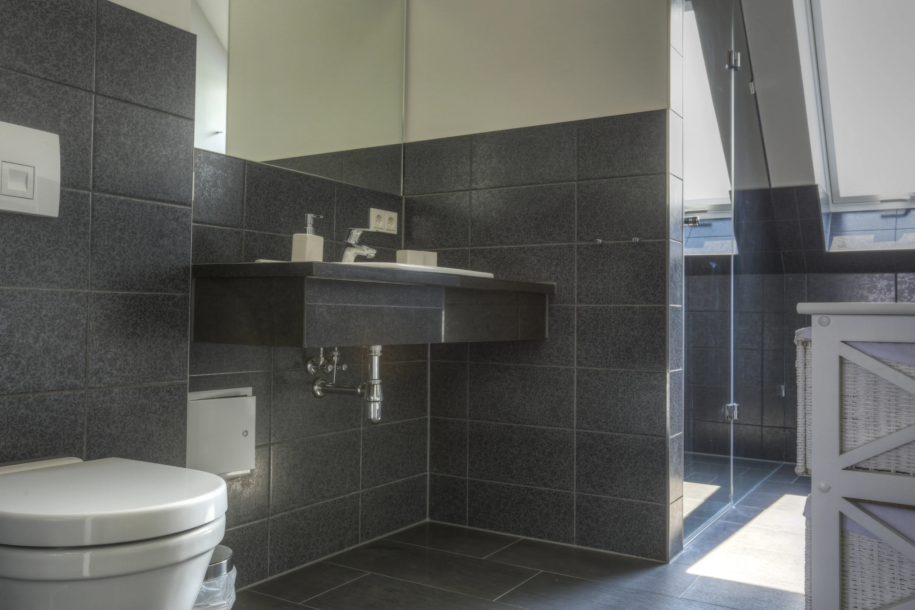 Badezimmer - Ferienwohnung 9 - Villa Namenlos