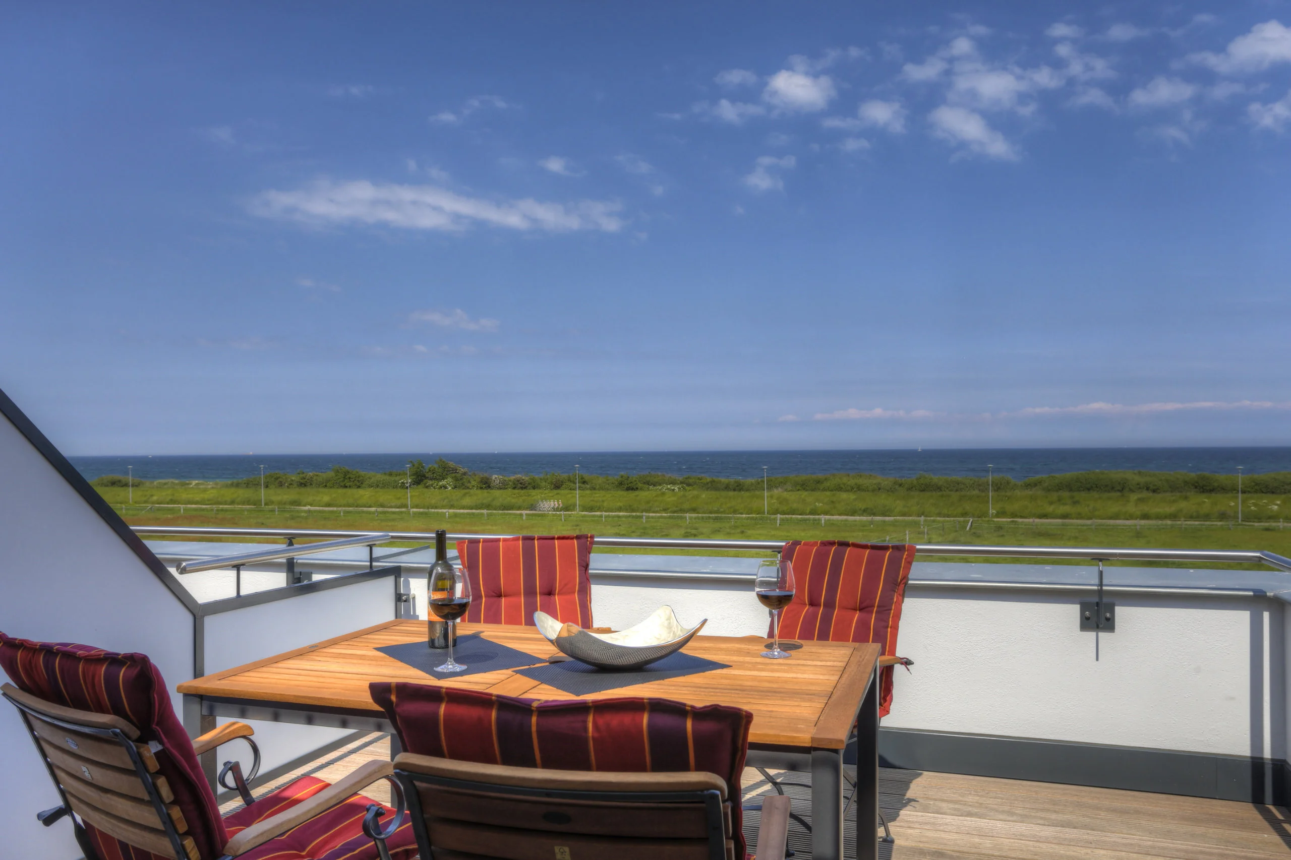 Dachterrasse - Ferienwohnung 10 - Villa Namenlos