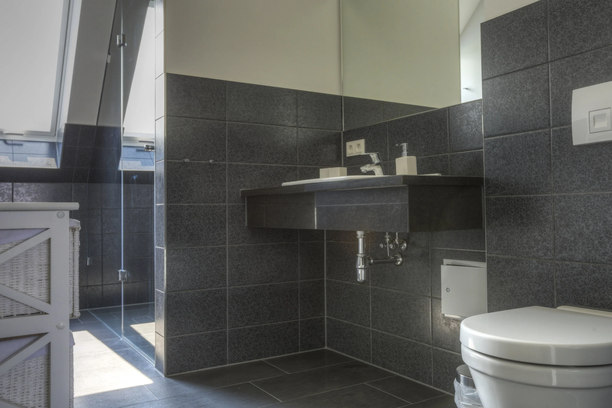 Badezimmer - Ferienwohnung 10 - Villa Namenlos