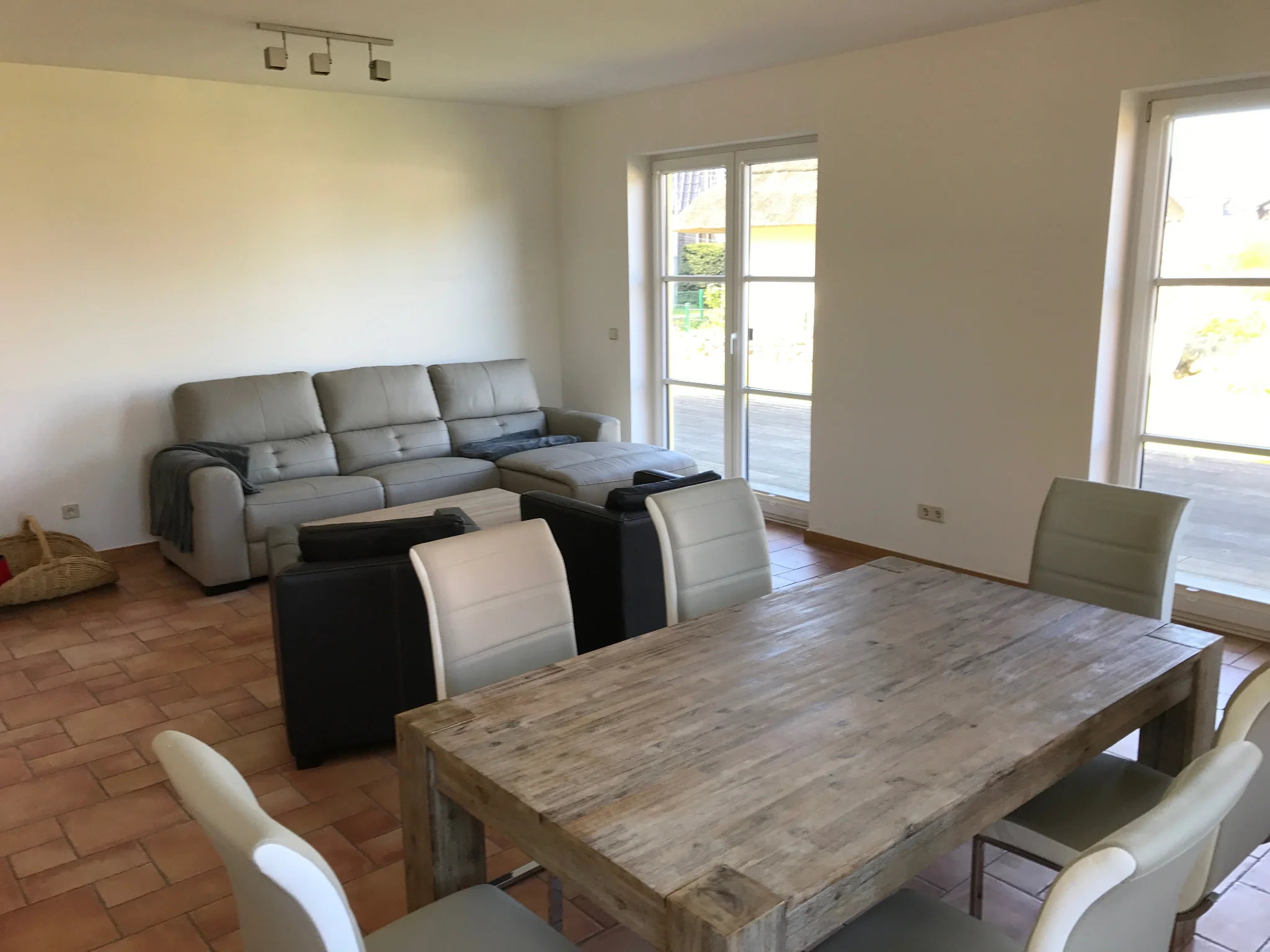 Wohnzimmer - Rechte Doppelhaushälfte - Ferienhaus Nordwind