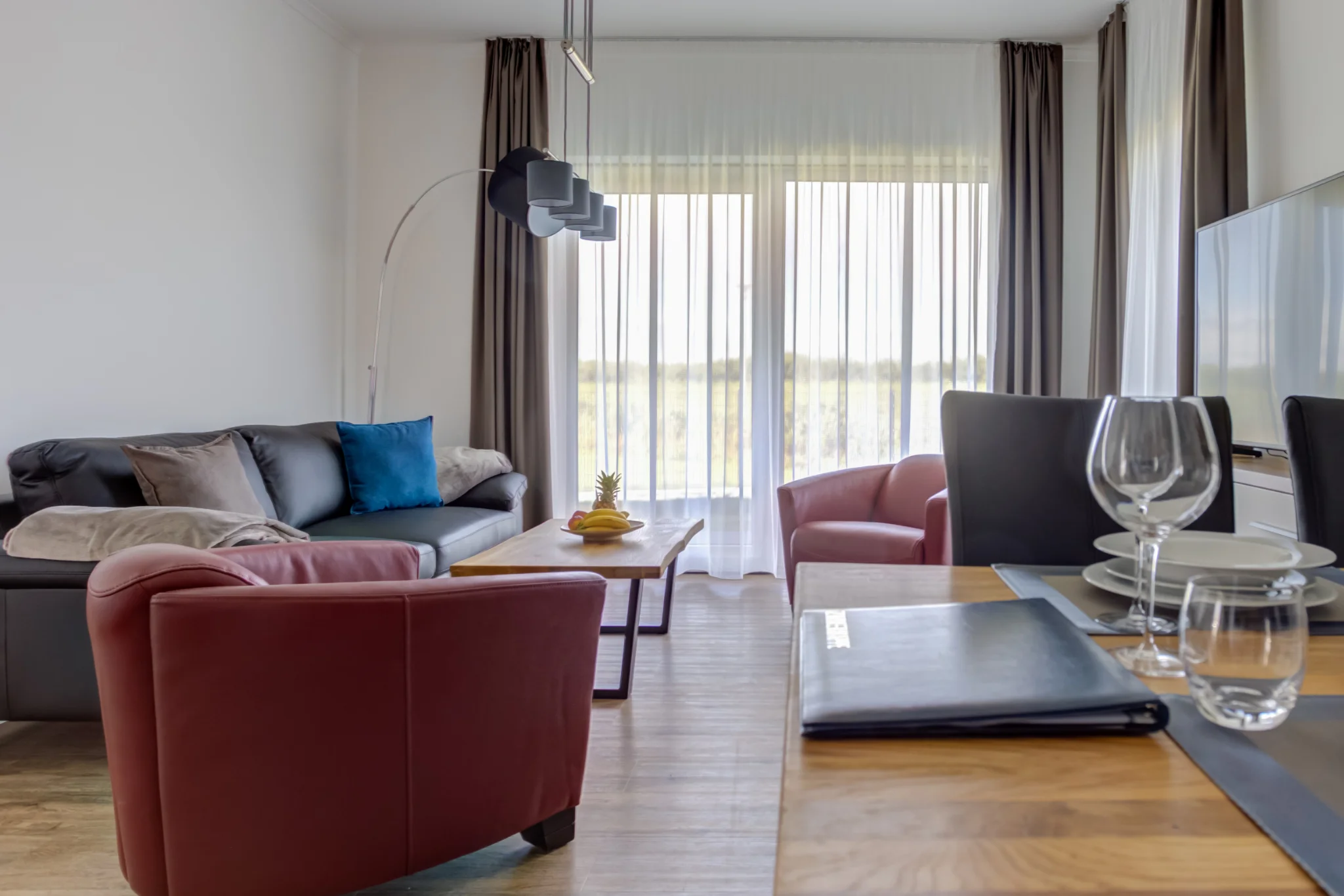 Wohnzimmer - Ferienwohnung 1 - Villa Zeitlos