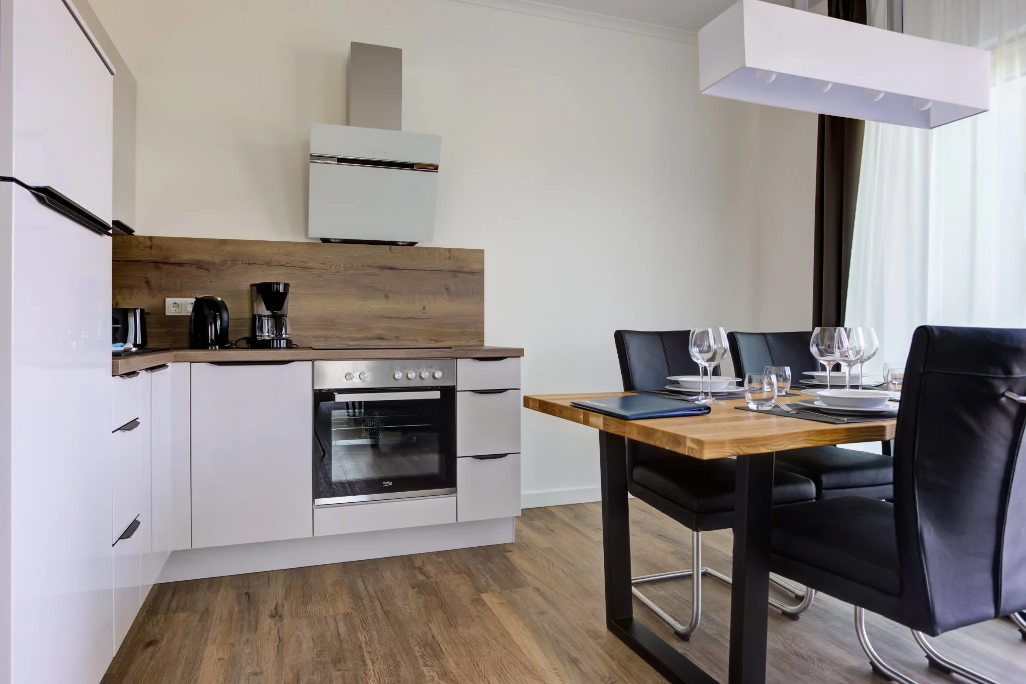 Küche - Ferienwohnung 2 - Villa Zeitlos
