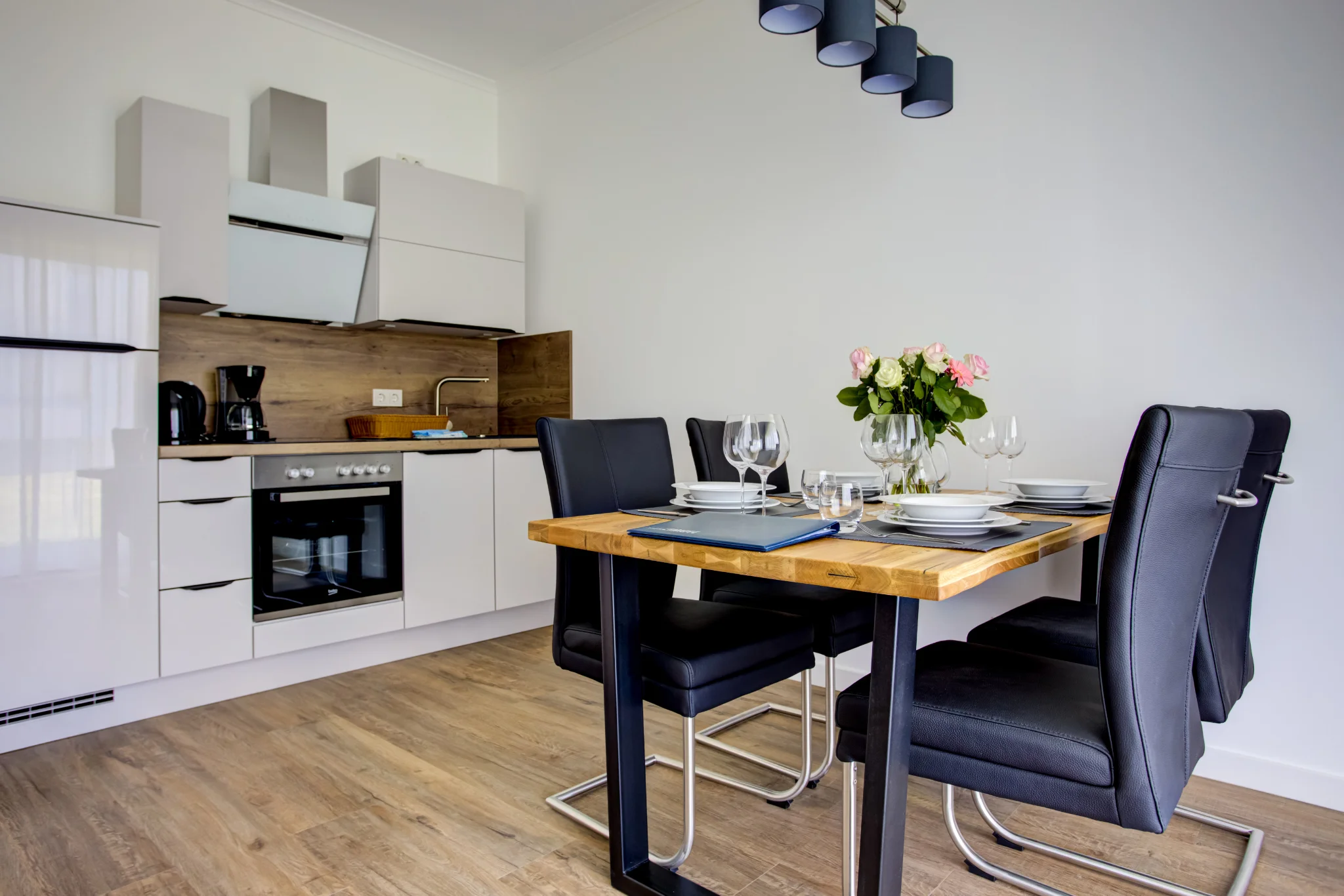 Küche - Ferienwohnung 3 - Villa Zeitlos