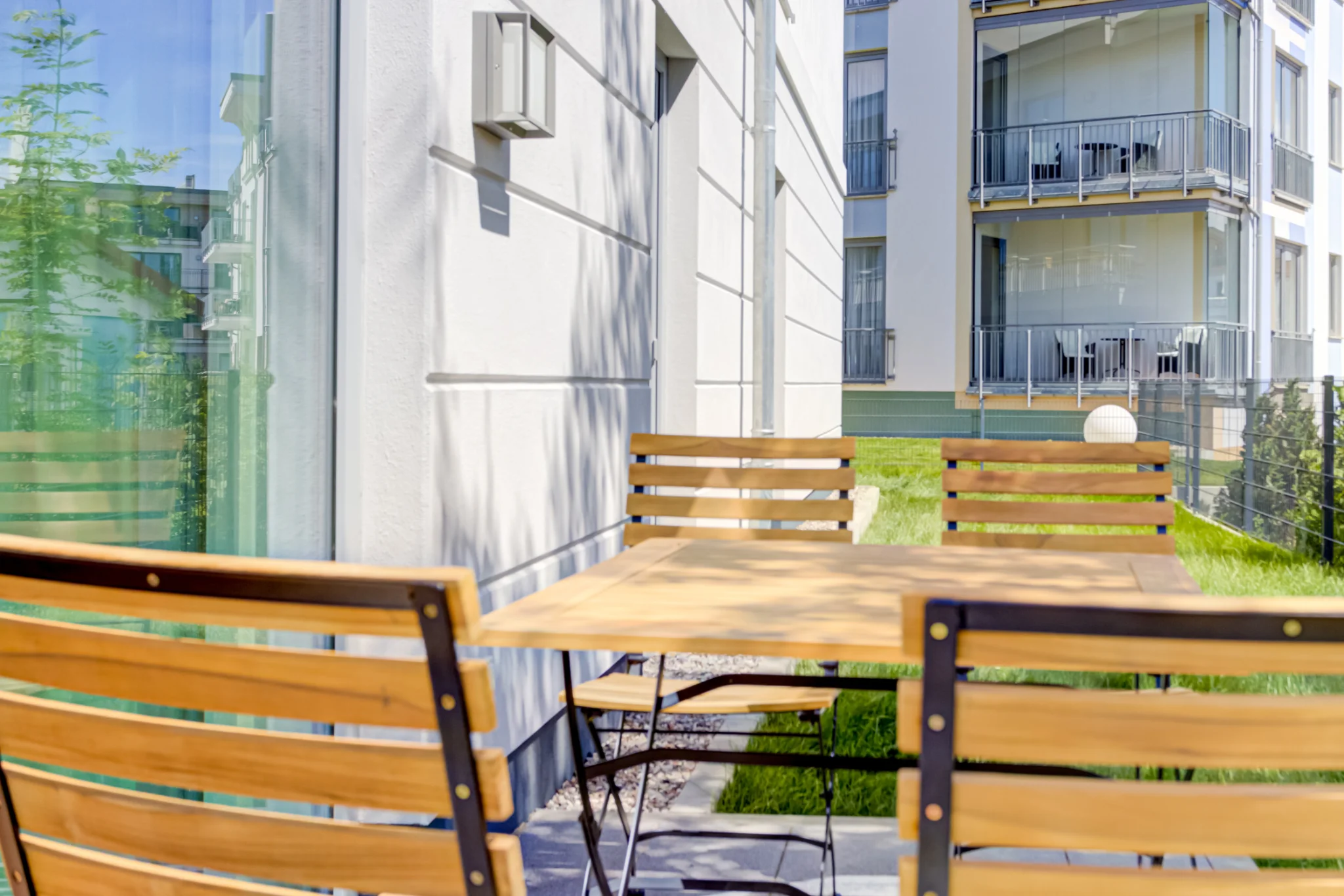 Terrasse - Ferienwohnung 4 - Villa Zeitlos