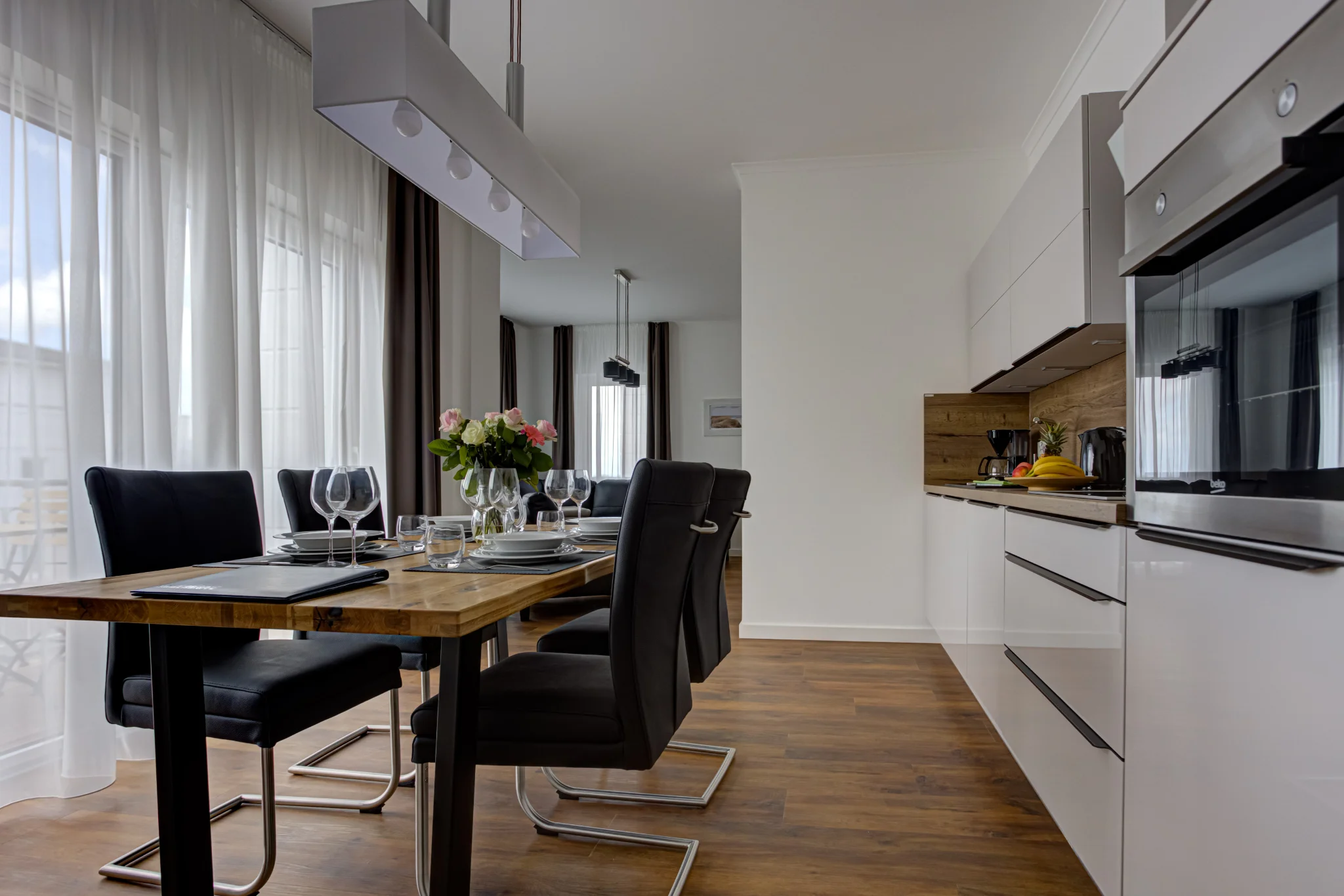 Küche - Ferienwohnung 9 - Villa Zeitlos