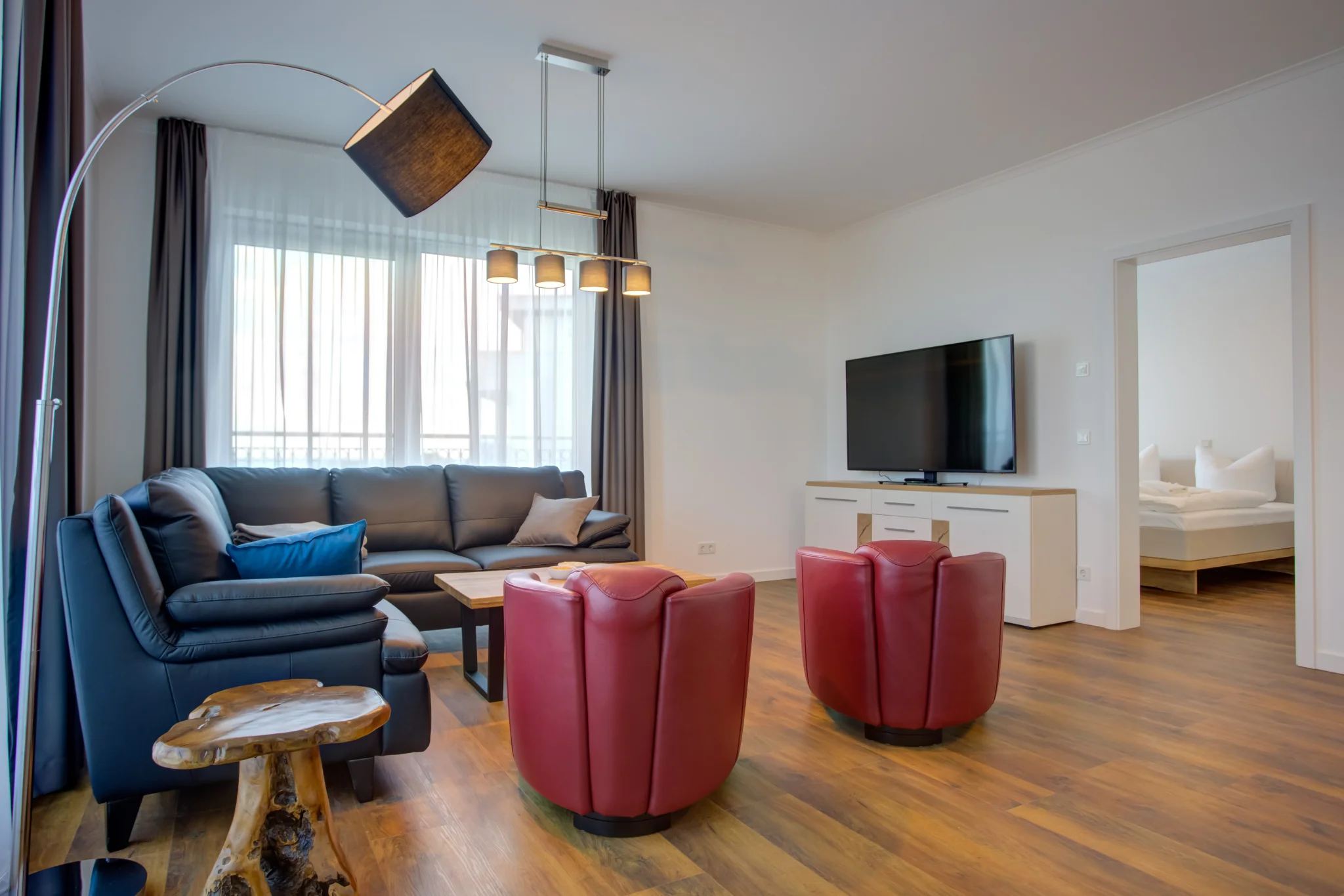 Wohnzimmer - Ferienwohnung 10 - Villa Zeitlos