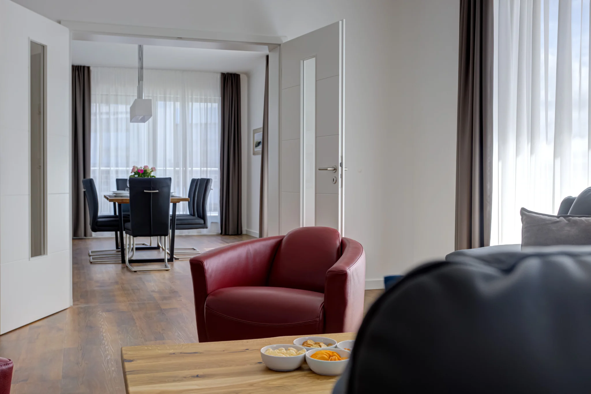 Wohnzimmer - Ferienwohnung 11 - Villa Zeitlos
