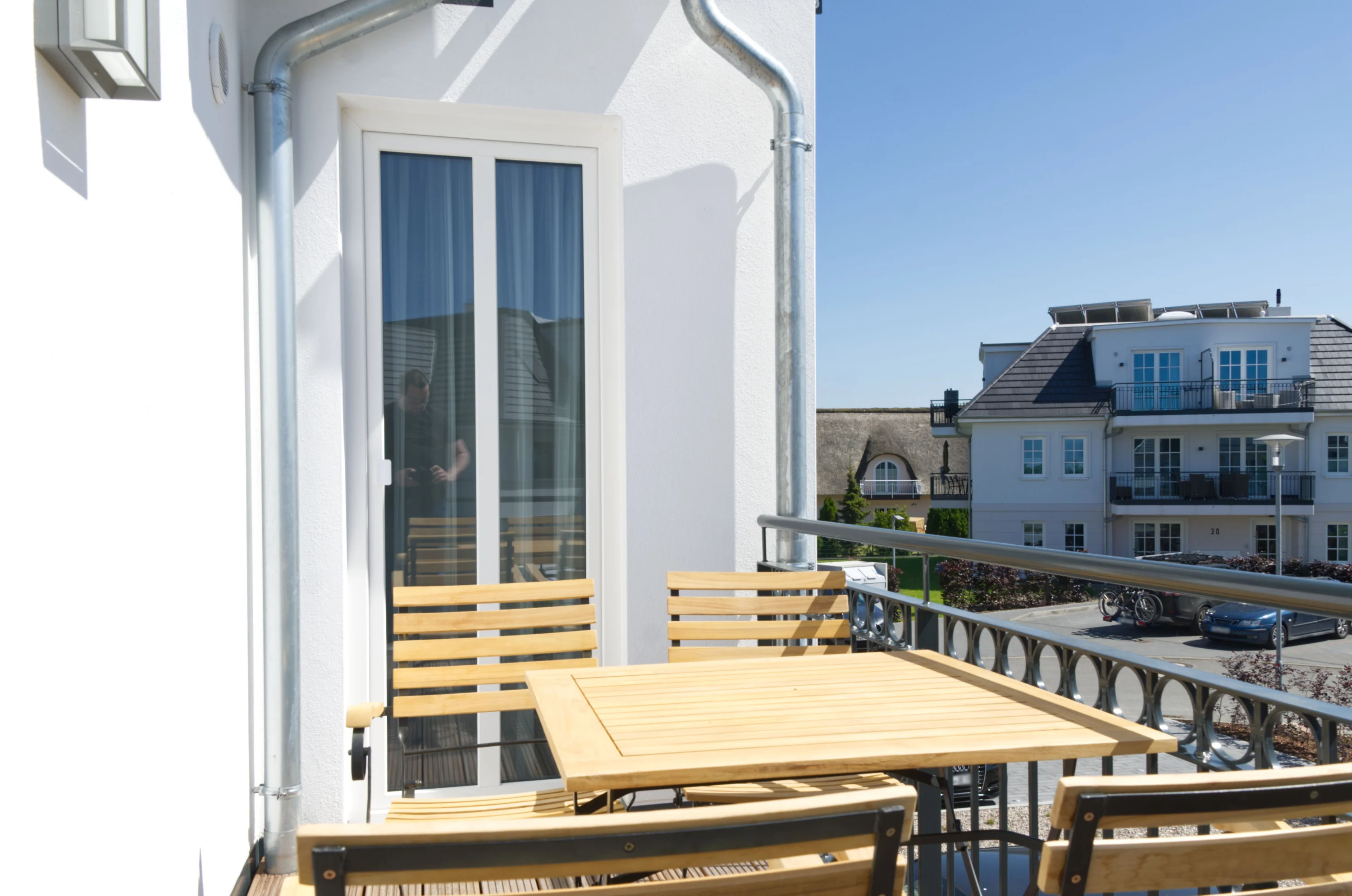Balkon - Ferienwohnung 1 - Villa Insel