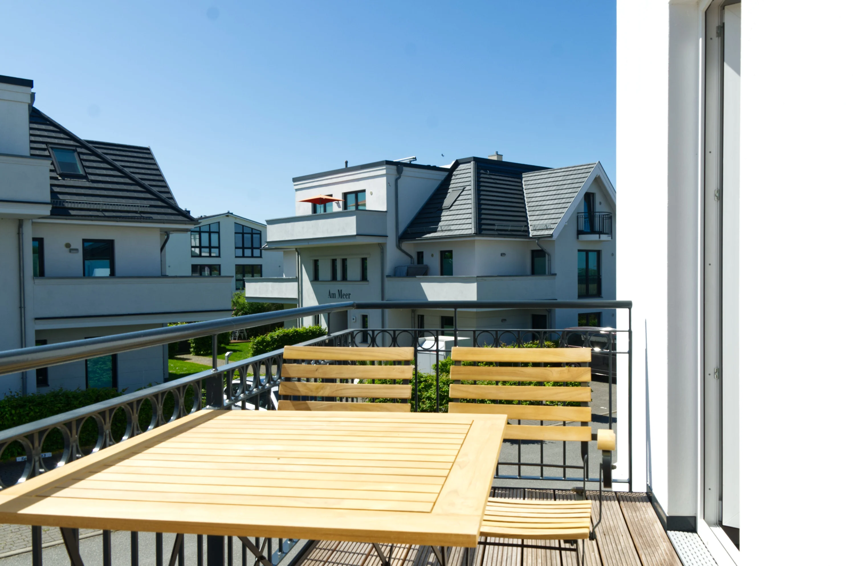 Balkon - Ferienwohnung 1 - Villa Insel