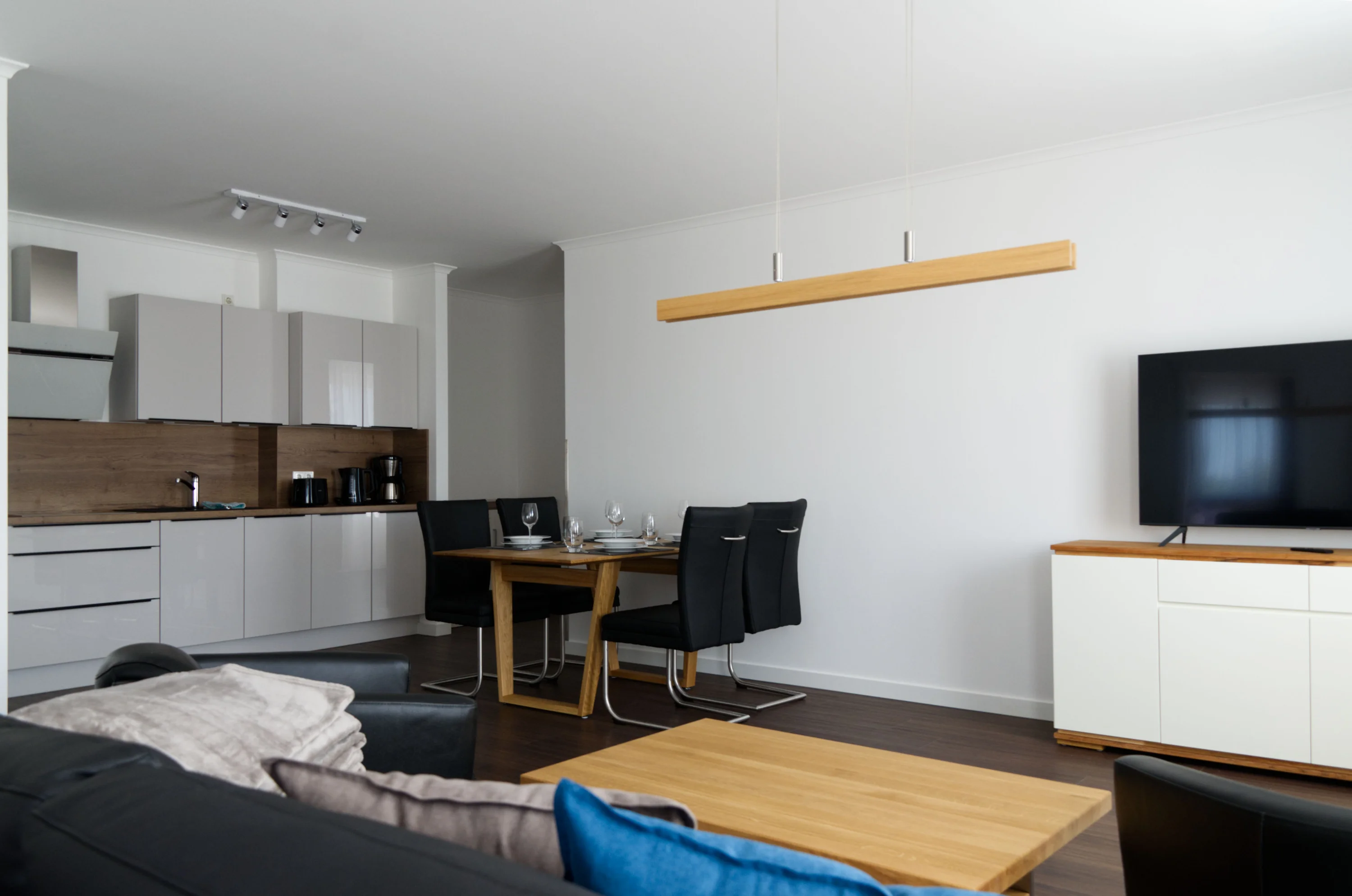 Wohnzimmer - Ferienwohnung 1 - Villa Insel