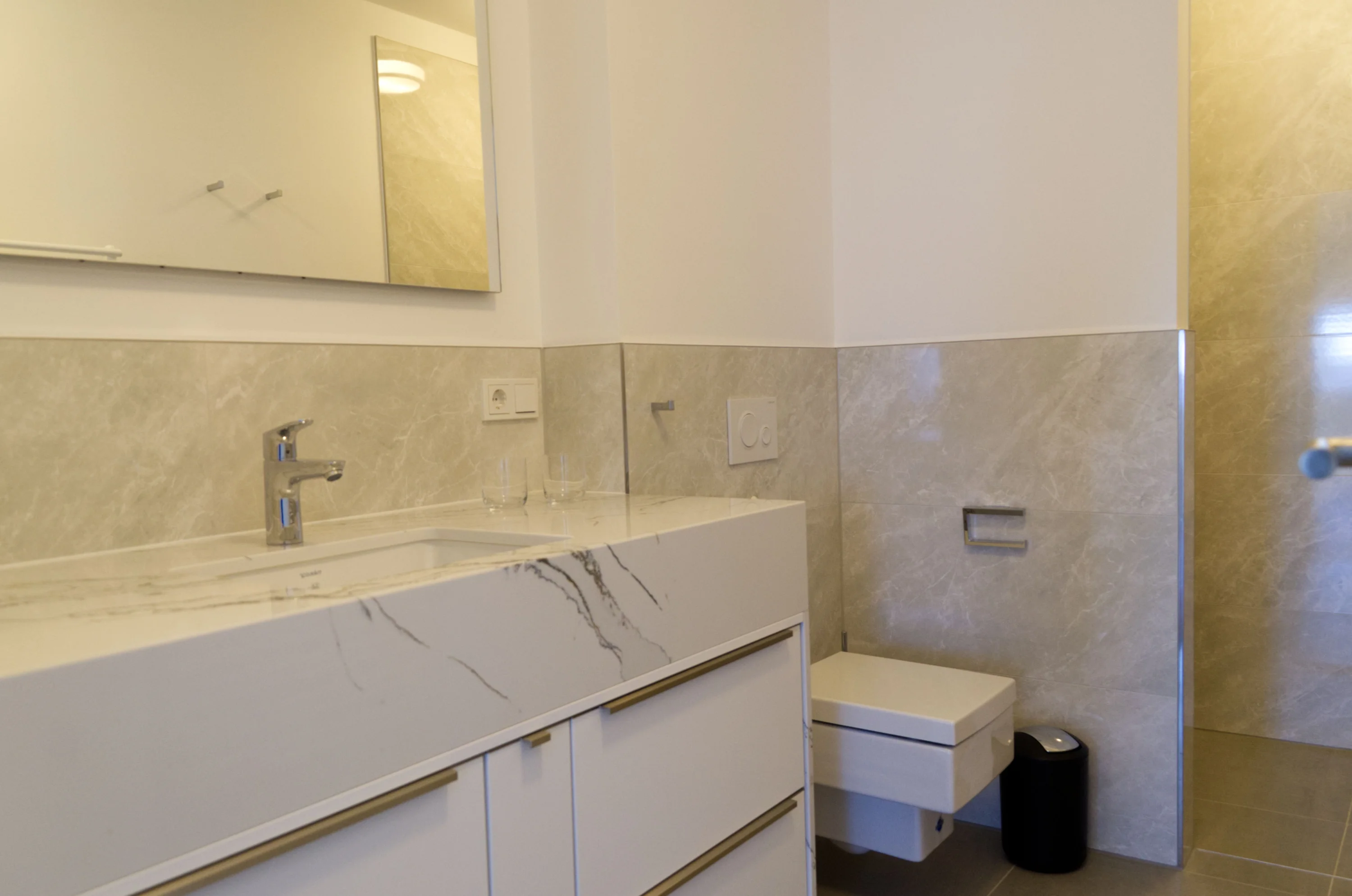 Badezimmer - Ferienwohnung 3 - Villa Insel