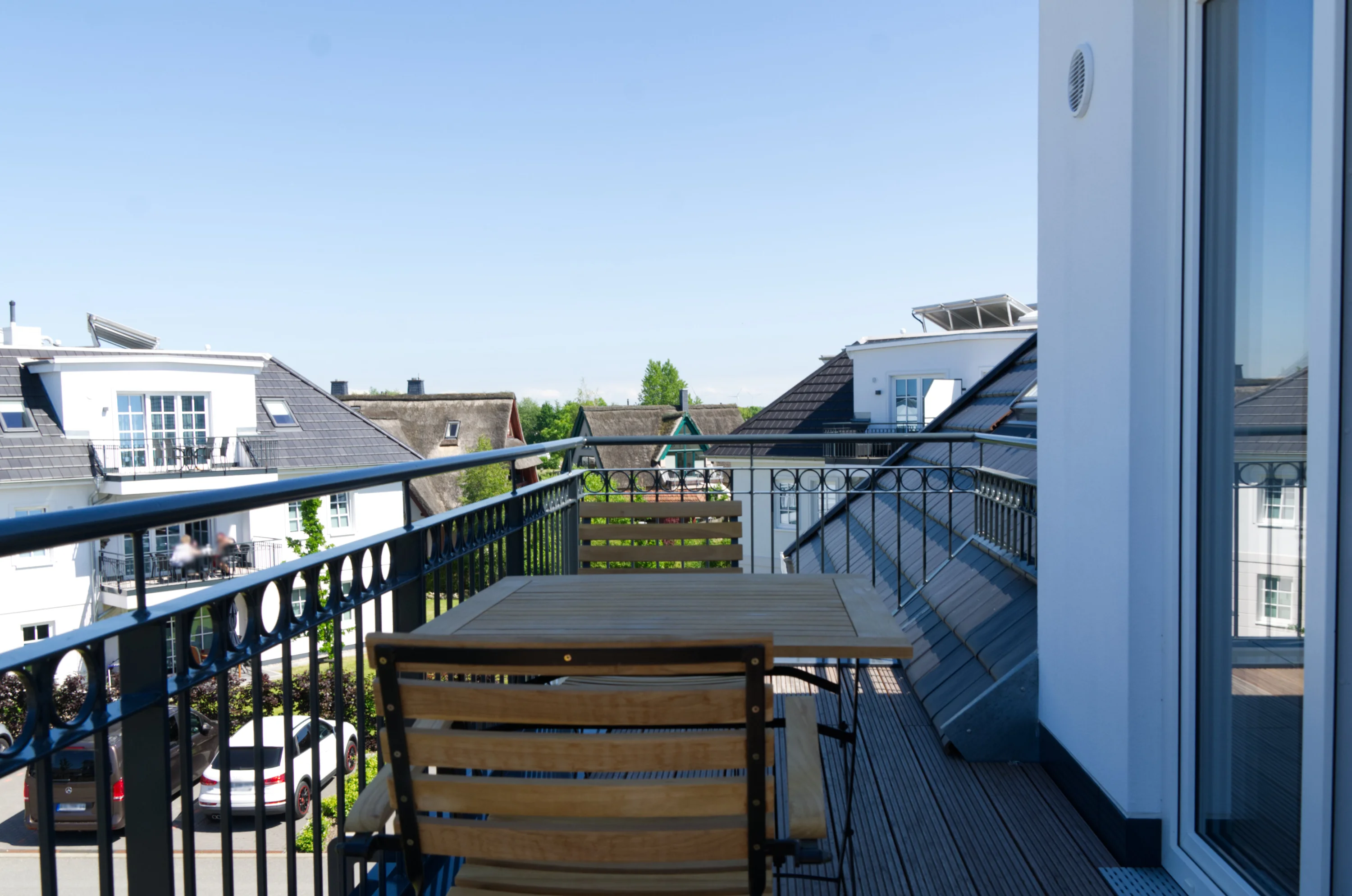 Balkon - Ferienwohnung 3 - Villa Insel