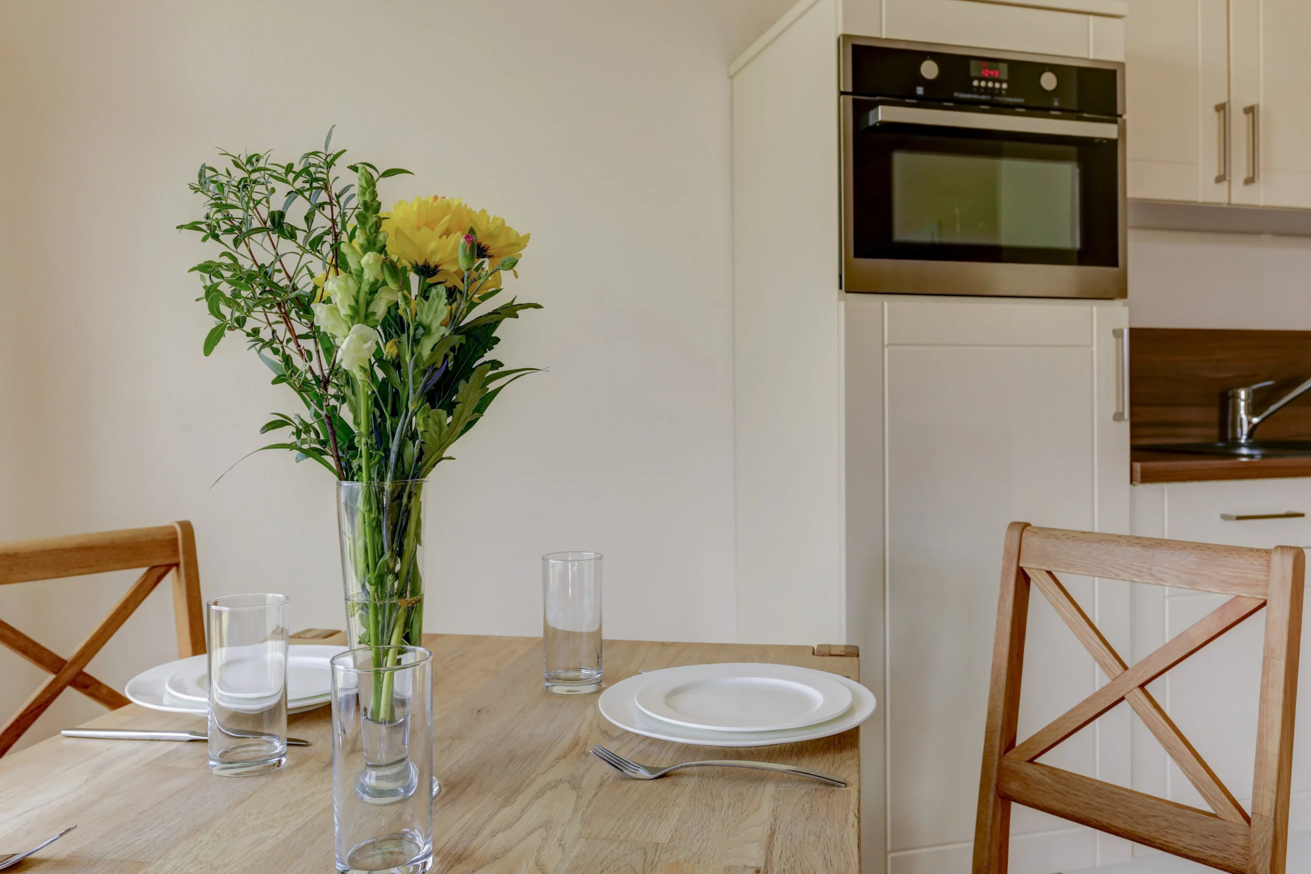 Essbereich - Ferienwohnung 1 - Strandvilla Börgerende